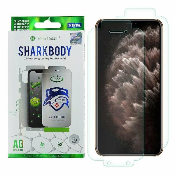 Shark Full Body antibakteriell Selbstheilende 360° Displayfolie iPhone 11